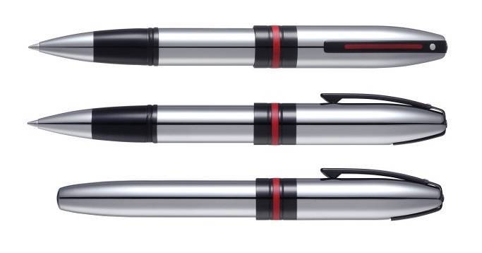 9112 Rollerball Sheaffer Icon collection, chrome, black elements