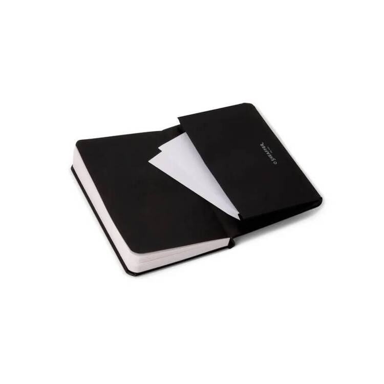G0000-4 Sheaffer gift set, 9422 BP chrome ballpoint pen, black A6 notebook