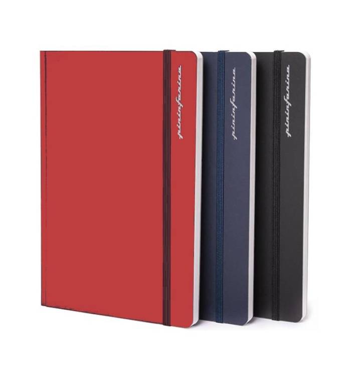 PININFARINA Segno Notebook Stone Paper, stone notebook, black cover, plain